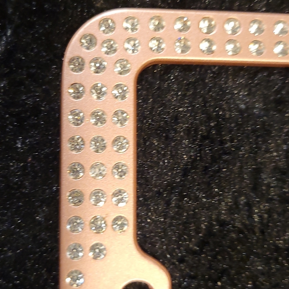 Pink **Bling** Auto License Plate Frame - Picture 2 of 4